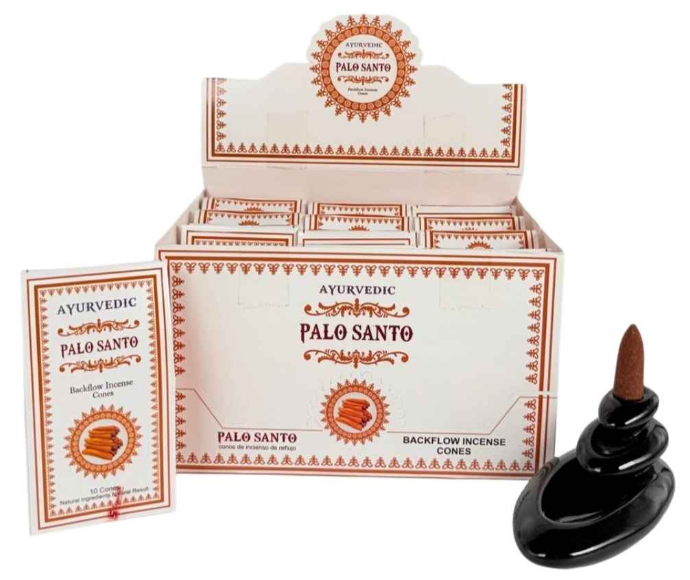 Coni di riflusso ayurvedici Palo Santo Incenso